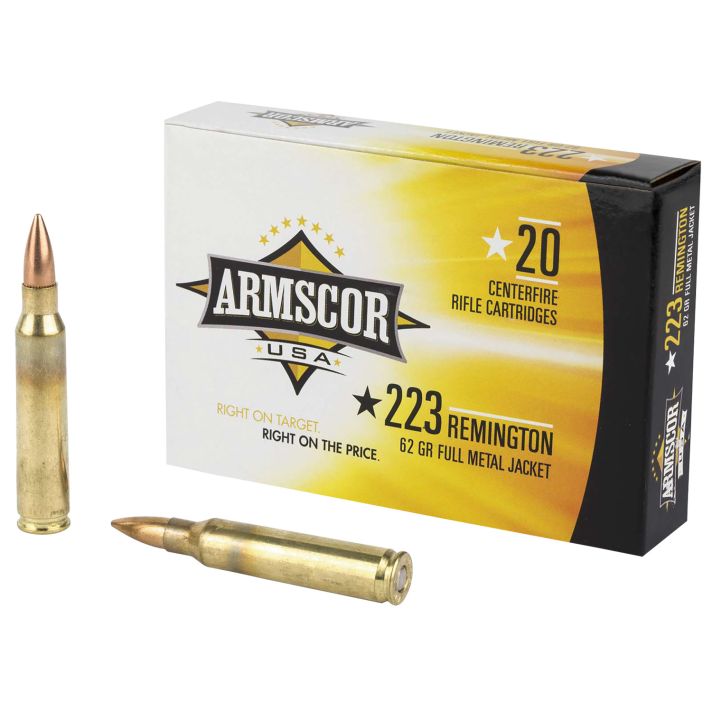 Armscor FAC2238N USA223Rem 62gr Full Metal Jacket 20 Per Box/50 Case