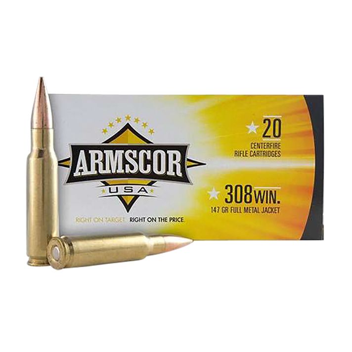 Armscor FAC3081N USA308Win 147gr Full Metal Jacket 20 Per Box/10 Case