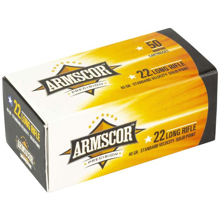 Armscor 50012PH Precision22LR 40gr Standard Velocity Solid Point 50 Per Box/100 Case