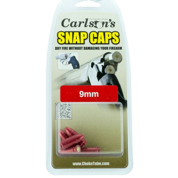 Carlson's Choke Tubes 00058 Snap Cap Spring Loaded Striking 9mm 5Pack