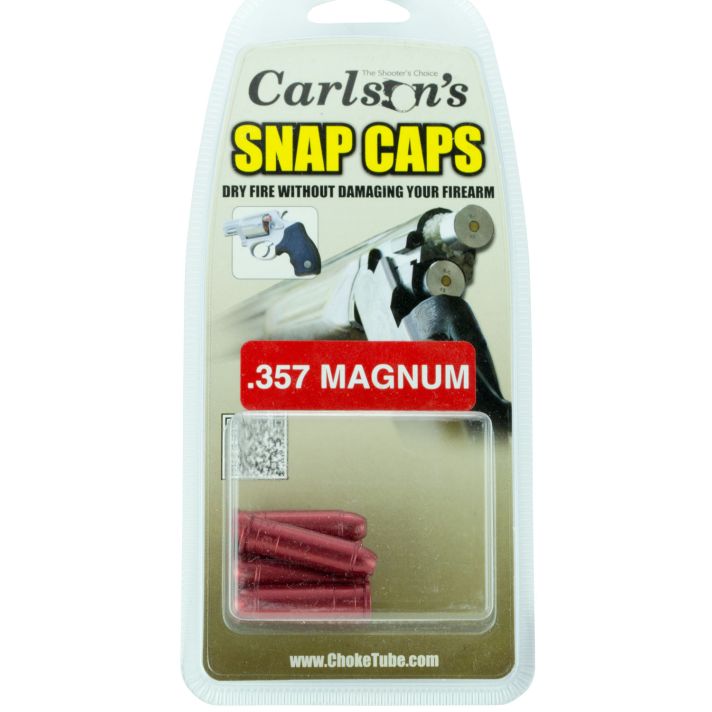Carlson's Choke Tubes 00059 Snap Cap Pistol 357Mag 6Pack