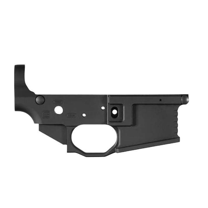 Black Rain Ordnance BROMLRBLK Lower Receiver Milled 7075-T6 Aluminum Black Anodized for AR-Platform
