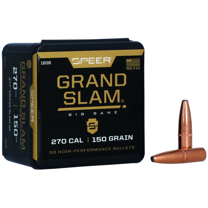 Speer 1608 Grand Slam270Cal 150gr Soft Point 50 Per Box/5 Case