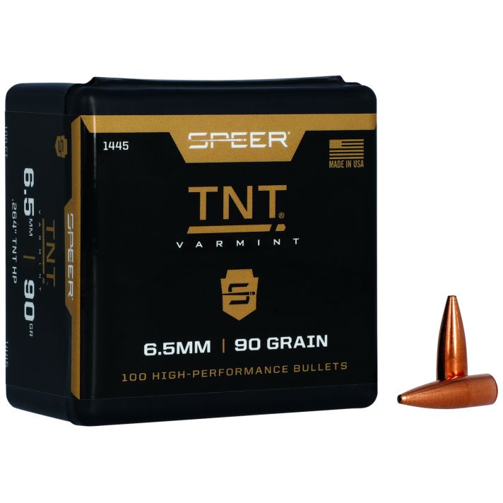 Speer 1445 TNT6.5Creedmoor 90gr Jacketed Hollow Point 100 Per Box/5 Case