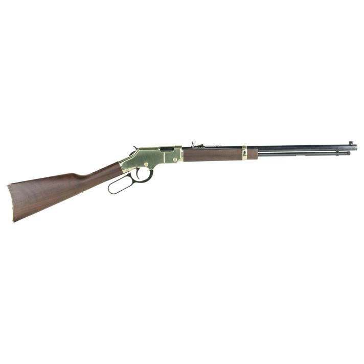 Henry H004 Golden Boy22 LR Caliber with 16 LR/21 Short Capacity, 20" Octagon Barrel, Brasslite Metal Finish & American Walnut Stock Right Hand