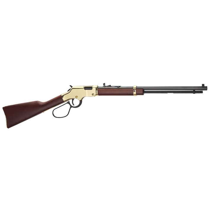 Henry H004VL Golden Boy Large Loop 17 HMR 12+1 20" American Walnut Brass Right Hand