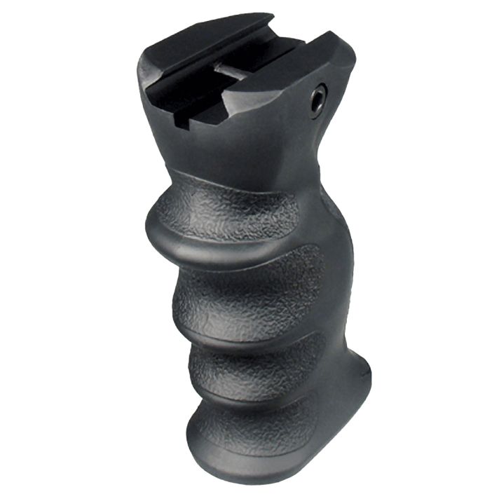 UTG RBFGRP172B UTG Combat Foregrip Black Polymer