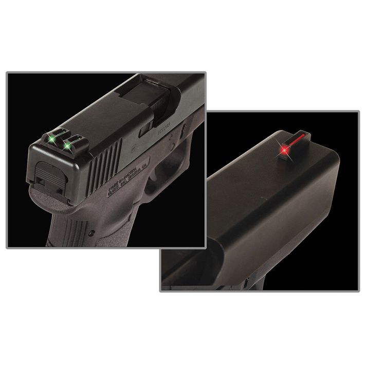 TruGlo TG131G1 Fiber-OpticRed/Fiber Optic Front Sight-Green/Fiber Optic Rear Sight Glock 17/17L/19