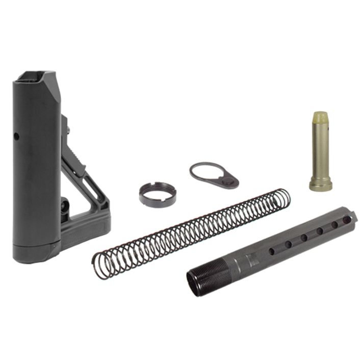 UTG Pro RBUS1BM Mil-Spec OPS Ready S1 Stock Kit Black Synthetic 6 Position for AR-15, M16