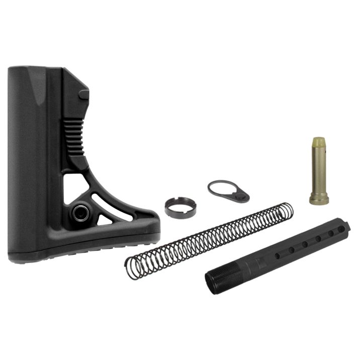 UTG Pro RBUS3BM Mil-Spec OPS Ready S3 Stock Kit Black Synthetic 6 Position for AR-15, M16