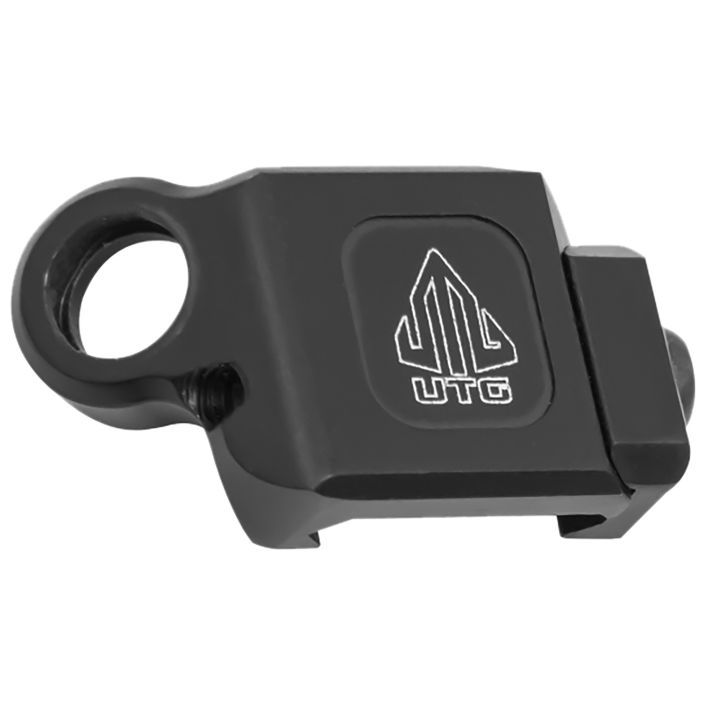 UTG TLSWPM01 Angled QD Sling Swivel Adaptor Picatinny Black Aluminum