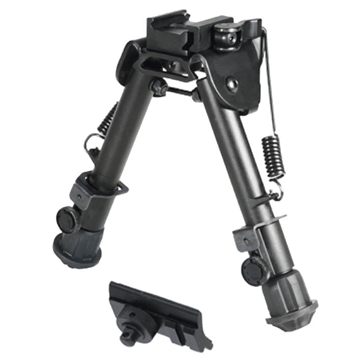 UTG TL-BP78Q Tactical OP Bipod Black 5.9-7.3" Metal Quick Detach