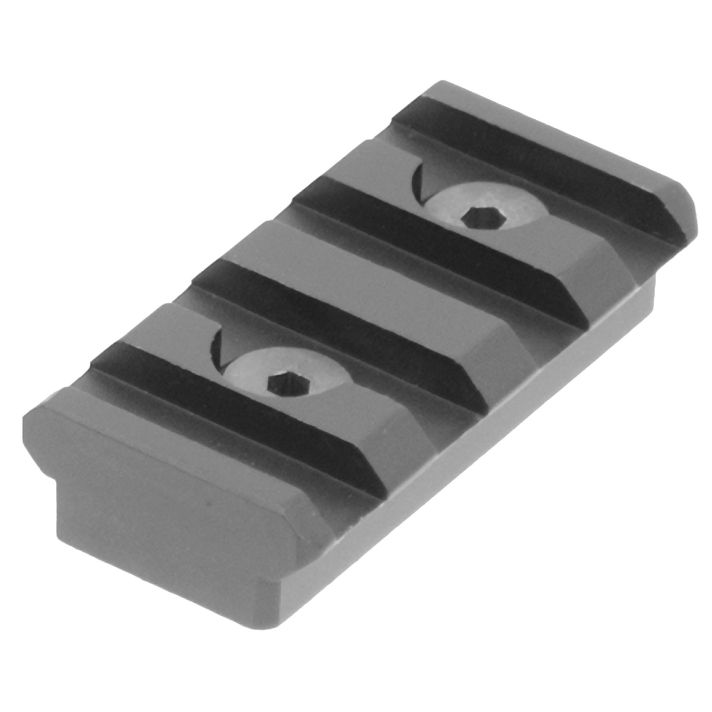 UTG Pro MTURS04S 4-Slot KeyMod Picatinny Rail SectionBlack Anodized