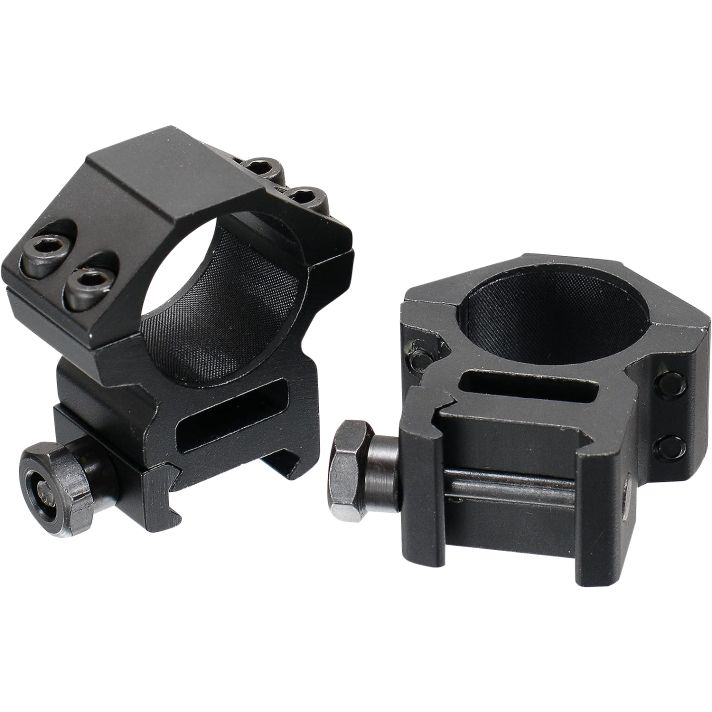 UTG RGWM25M4 Accushot Scope RingsBlack Anodized 1" Medium