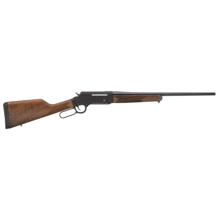 Henry H014243 Long RangerFull Size 243 Win 4+1 20" Blued Steel Barrel, Black Hard Coat Anodized Steel Receiver, American Walnut Stock Right Hand