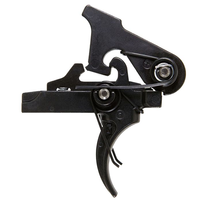 Geissele Automatics 05145 G2STwo-Stage Curved Trigger w/4.25-4.75 lbs Draw Weight, Black Oxide Finish for AR-15/AR-10