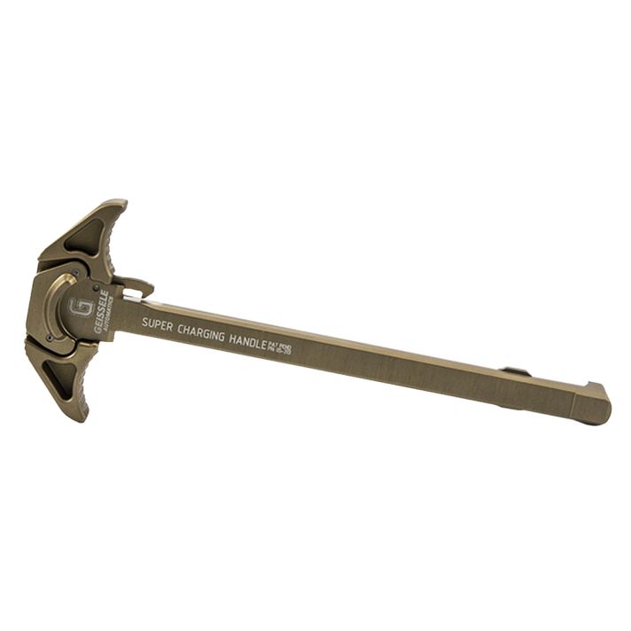 Geissele Automatics 05313S SuperAR-15 Desert Dirt Desert Dirt Hardcoat Anodized 7075-T6 Aluminum Ambidextrous Hand