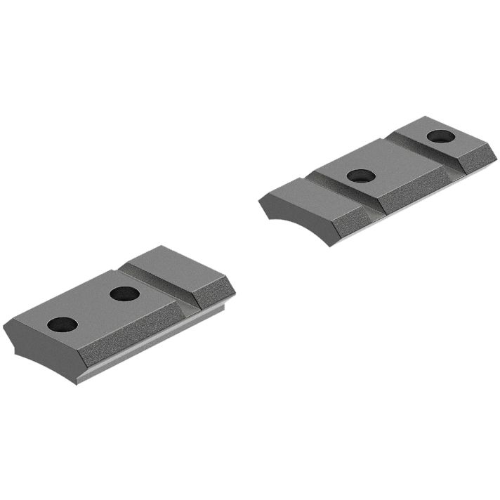 Leupold 49841 QRW Cross-Slot Base Set Matte Black Remington 700