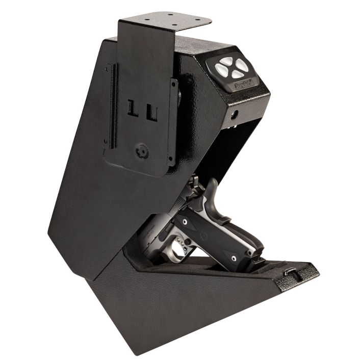 SnapSafe 75431 Drop Box Keypad Vault Keypad/Key Entry Black Steel Holds 1 Handgun 13.50" H x 7.50" W x 3.60" D