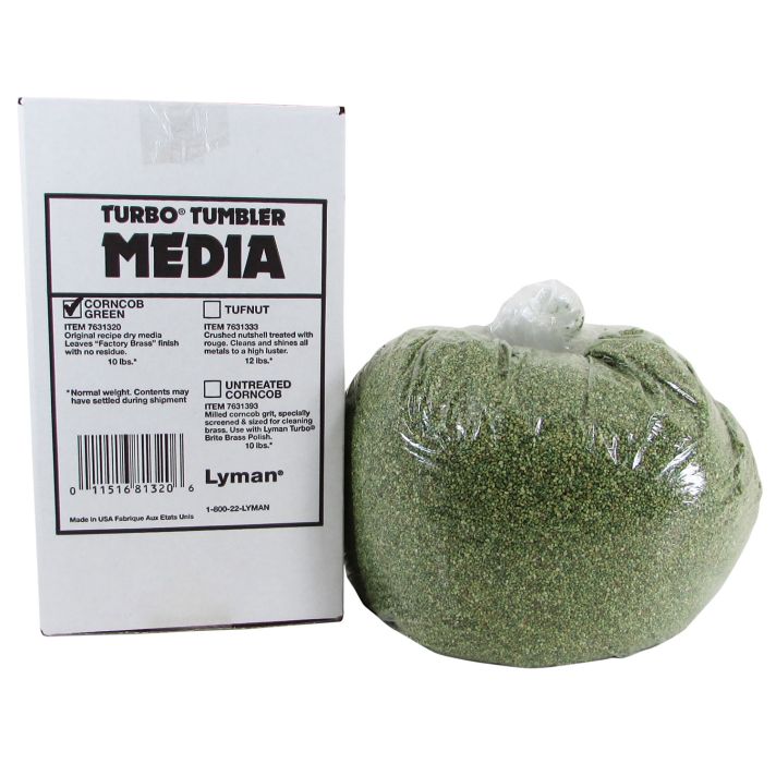 Lyman 7631320 Corn Cob Plus10 lbs Resealable Bag