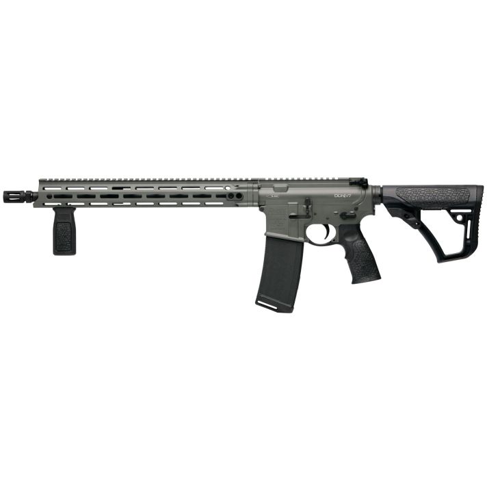 Daniel Defense 0212813192047 DDM4 V7 5.56x45mm NATO 16" 32+1 Deep Woods Green Cerakote 6 Position w/SoftTouch Overmolding Stock