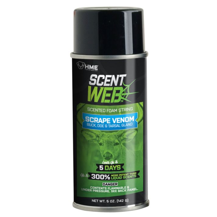 HME SWSCRPVEN Scent Web Scrape Venom Buck, Doe & Tarsal Gland Cover Scent 5 oz. Aerosol