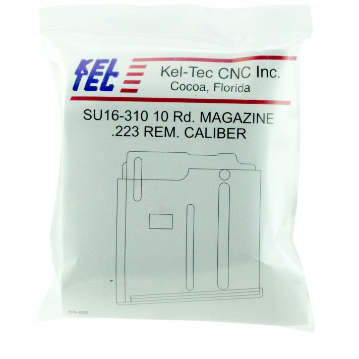 Kel-Tec SU16PLR16310 PLR/SU-16Blued Detachable 10rd 5.56x45mm NATO
