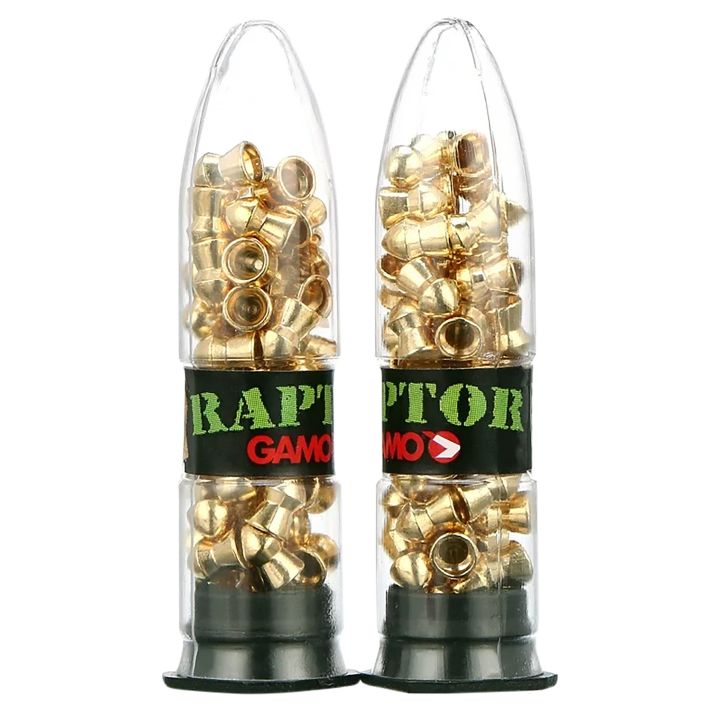 Gamo 632264454 Raptor PBA177 Non Lead Alloy Semi Pointed 100/Pkg