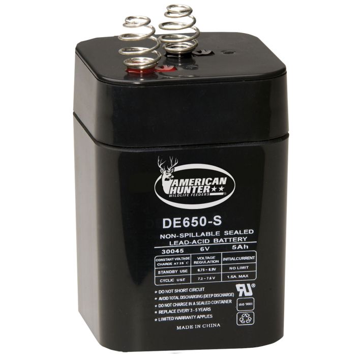 American Hunter DE30053 HR Rechargeable Lantern Battery6 Volt 5 AMP