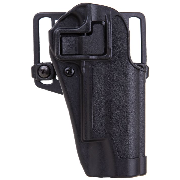 Blackhawk 410503BKR Serpa CQCOWB Size 03 Matte Black Polymer Belt Loop/Paddle Fits 1911 Government & Clones Right Hand