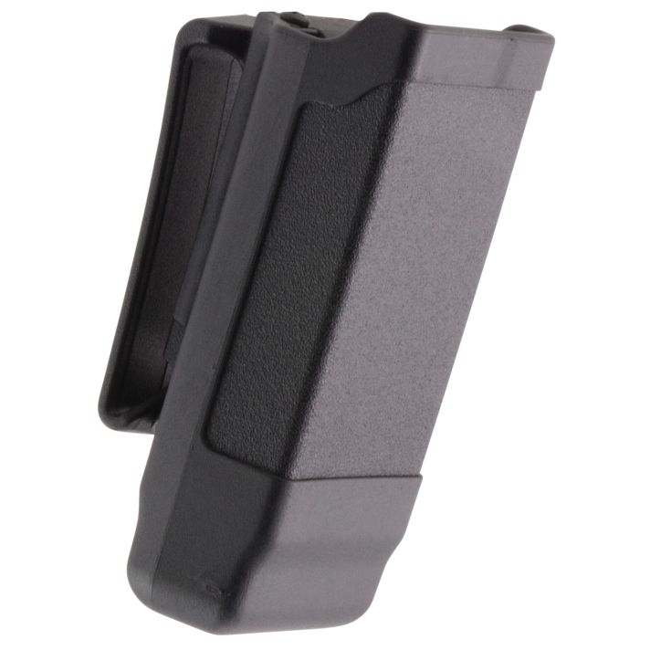 Blackhawk 410500PBK Single Mag CaseMatte Black Polymer Belt Clip Compatible w/ Single Stack 9mm/40/45/357