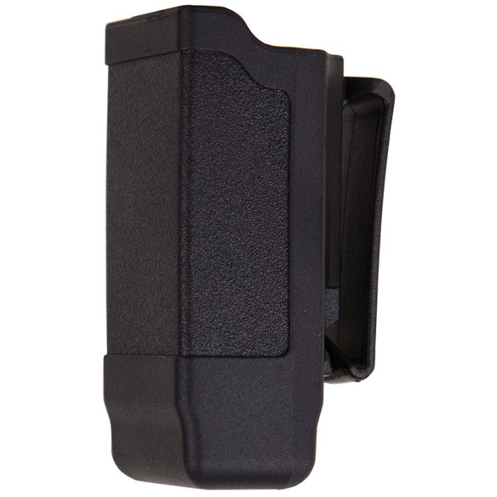 Blackhawk 410600PBK Single Mag CaseMatte Black Polymer Belt Clip Compatible w/ Double Stack 9mm/10mm/40/45/357