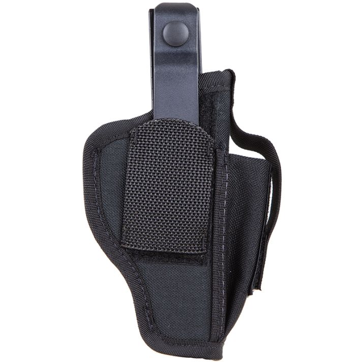 Blackhawk 40AM01BK Multi-UseIWB/OWB Size 01 Black Nylon Belt Clip Fits Medium Autos Fits 3-4" Barrel Ambidextrous