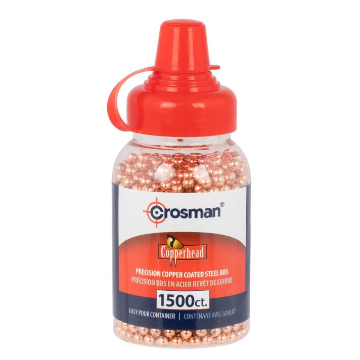 Crosman 0737 Copperhead177 Copper-Coated Steel 1500/Bottle