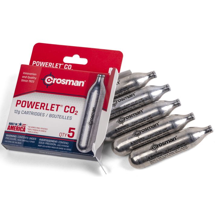 Crosman 231B Powerlet CO2 12 Grams 5 Pack