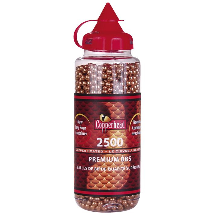 Crosman 0747 Copperhead177 Copper-Coated Steel 2500/Bottle