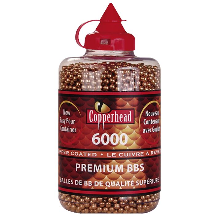 Crosman 0767 Copperhead177 Copper-Coated Steel 6000/Bottle