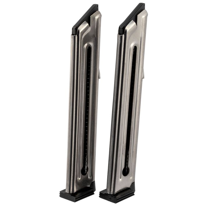 Ruger 90645 Mark III/IV Value Pack 10rd 22 LR E-Nickel Stainless Steel 2 Per Pack