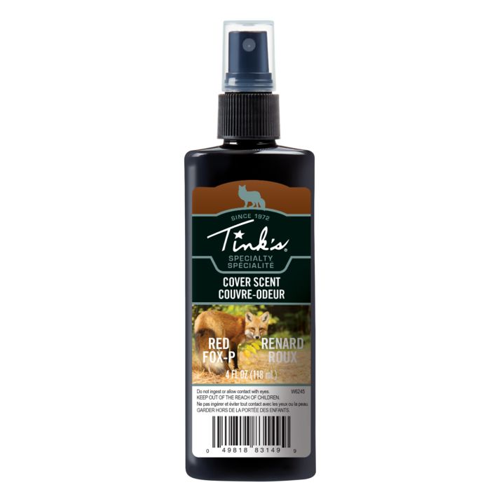 Tinks W6245 Red Fox-PCover Scent Fox Urine Scent 4 oz Spray