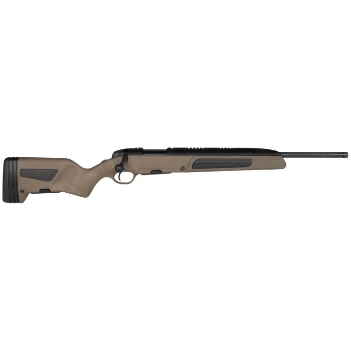 Steyr Arms 263463E Scout308 Win 5+1 19" Fluted, Black Barrel/Rec, OD Green Stock, Integrated Base