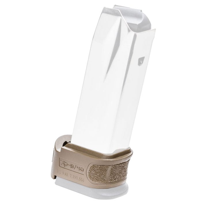 Springfield Armory XDG5003FDE Mag Sleeve9mm Luger 40 S&W Compatible w/ Springfield XD Mod.2 Mags Flat Dark Earth Polymer