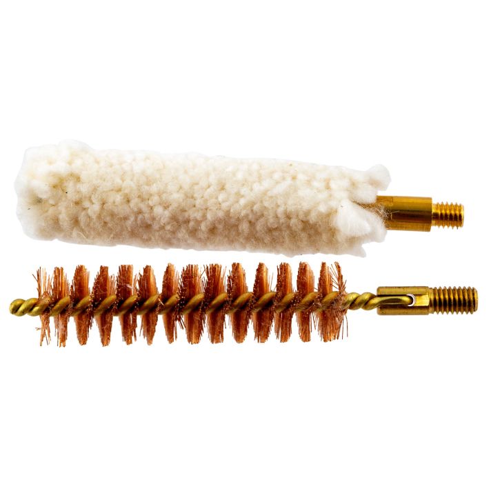 Traditions A1238 Brush/Swab Set 50 Cal 10 32 Thread Bronze Bristles 1 Set
