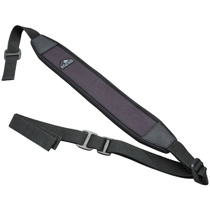 Butler Creek 80073 Easy Rider Rifle Sling Black Neoprene w/Sharkskin Back 48" OAL 2.5" Wide Adjustable Design