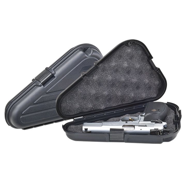 Plano 142300 Protector Pistol Case Large Black Polymer Holds Handgun
