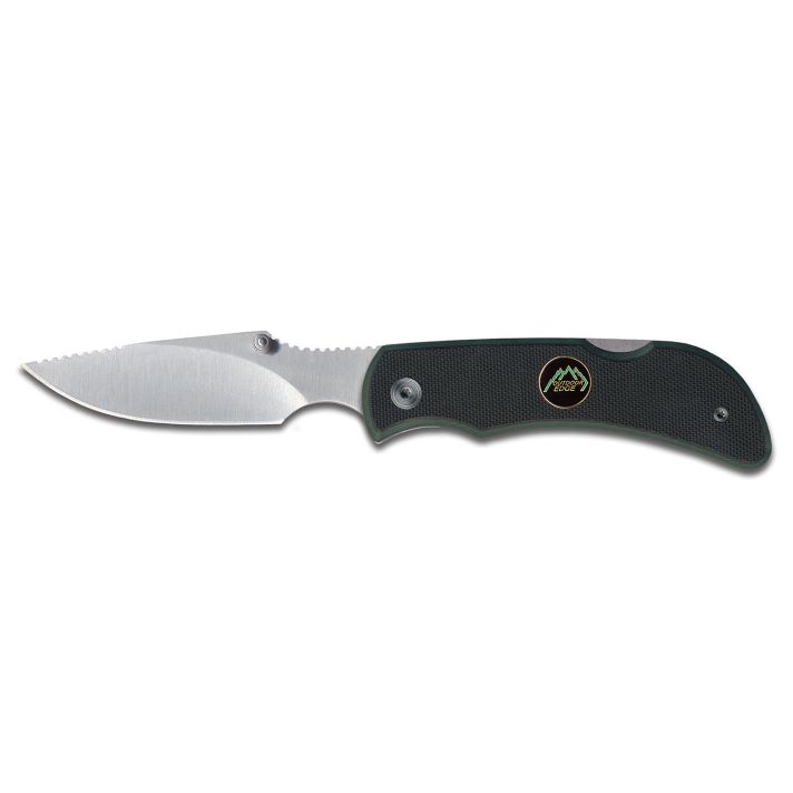Outdoor Edge CL10C Caper Lite2.50" Folding Plain AUS8 SS Blade G10 Black Handle