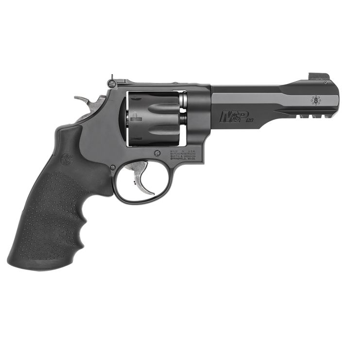 Smith & Wesson 170292 M&P Performance Center R8 357 Mag Or 38 S&W Spl +P 5" Black Barrel With Picatinny Acc. Rail, 8rd Black Cylinder, BlackScandium Alloy N-Frame, Synthetic Grip