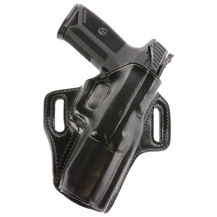 Galco CON458B ConcealableOWB Black Leather Belt Slide Fits FN Five-seveN USG Fits Ruger 57 Fits FN Five-seveN MK2 Right Hand