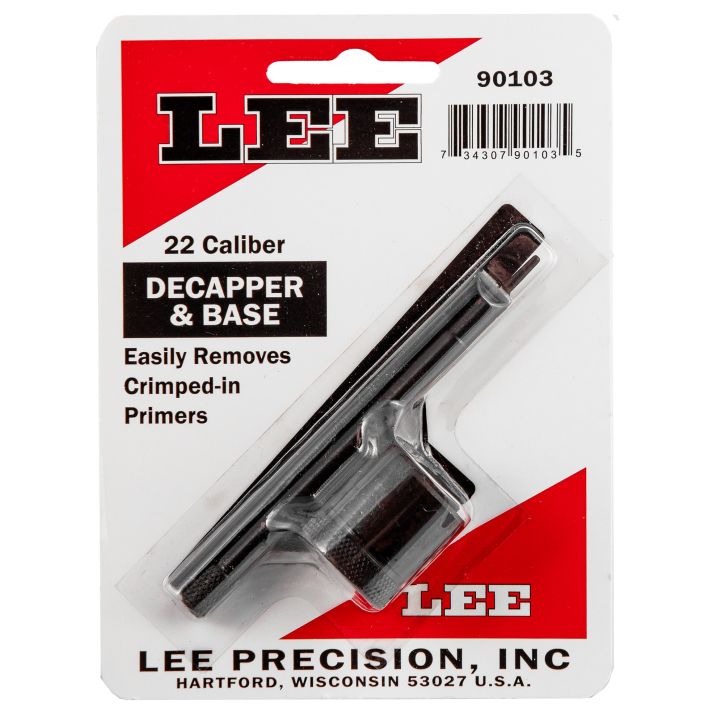 Lee Precision 90103 Decapper & Base22 Caliber