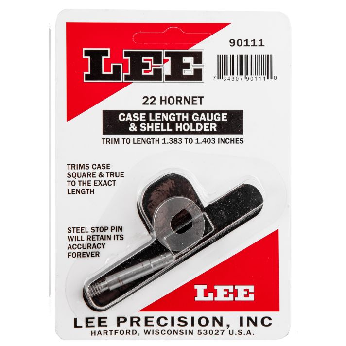 Lee Precision 90111 Case Length Gauge22 Hornet Steel