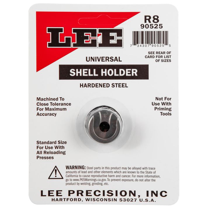 Lee Precision 90525 Shell Holder Universal #8R 32 Win / 348 Win / 40/65 / 45/70
